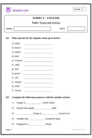 Grade-3-English-Nouns-and-Articles