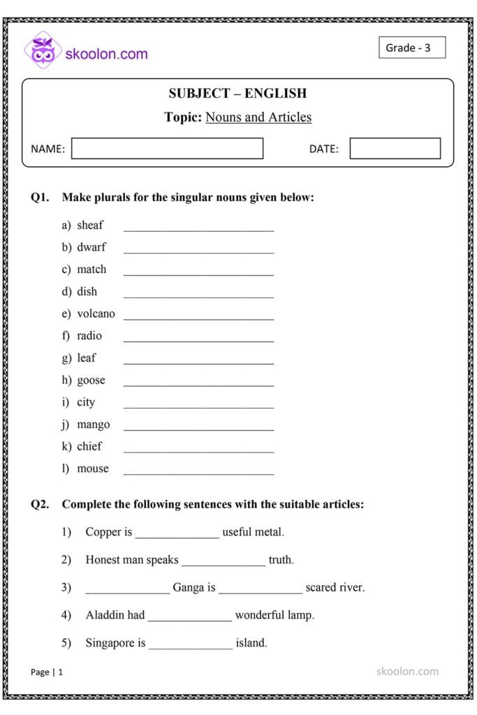 nouns-and-articles-skoolon