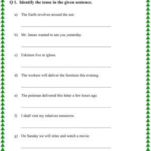 English Grammar Worksheet For Class Skoolon Com