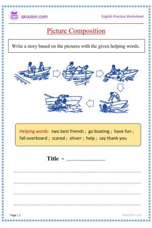 English-Picture-Composition-boating