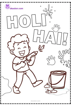 Simple & Easy Holi Drawing Ideas in 2024 for Kids - Paisa Wapas