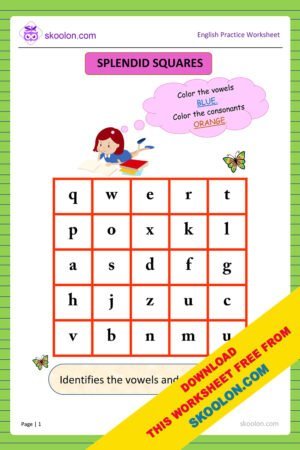 Vowels and Consonants