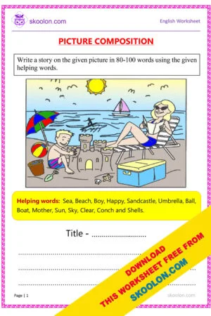 English Picture Composition for Grade 2, 3 and 4