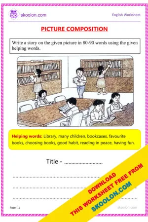 English Picture Composition for Grade 2, 3 and 4