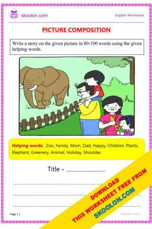 Picture Composition - Zoo - skoolon.com