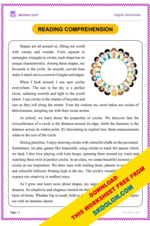 Reading Comprehension for Grade 3 with questions || Passage Comprehension
